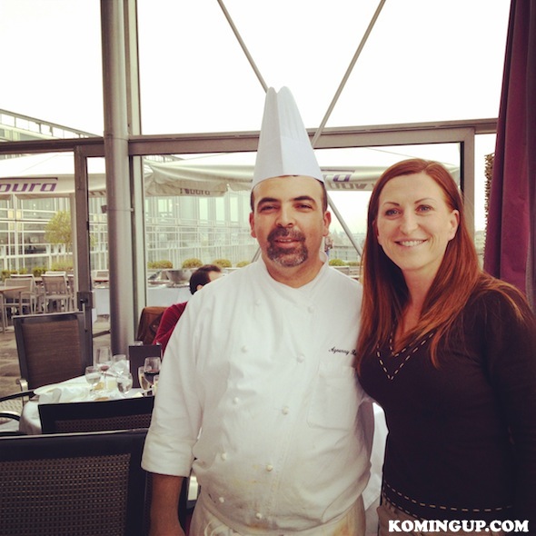 La Mamounia Palace Marrakech IMA Chef Rachid Agouray et blogueuse valérie de komingup