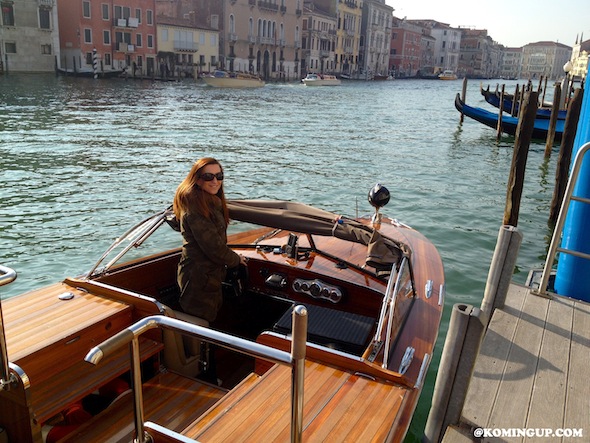 Aman Canal Grande Venice arrivée hotel aman en riva