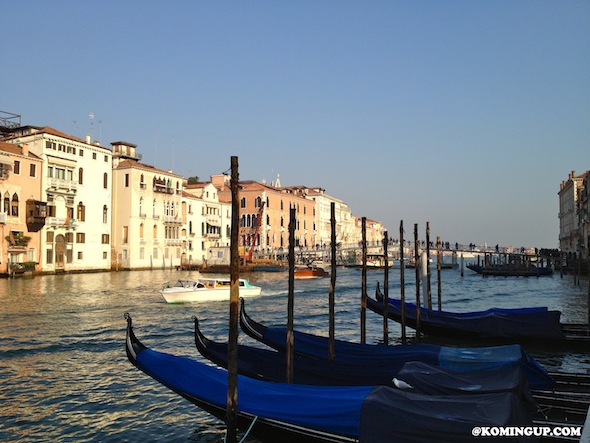 venise vue sur les canaux prise du musée peggy gugenheim