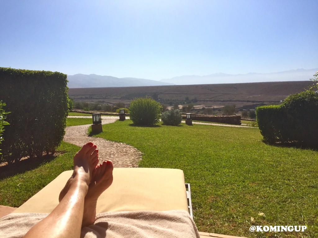 Le Palais Paysan Marrakech boutique hotel de luxe au pied des montagnes de l'Atlas terrasse chambre deluxe rez de jardin