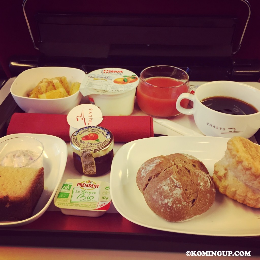 Une parisienne a Amsterdam petit dejeuner thalys