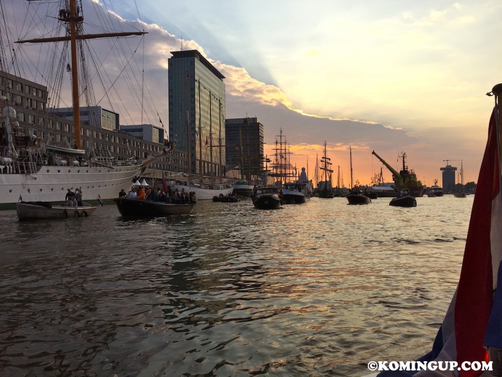 Une parisienne a Amsterdam sail amsterdam sunset