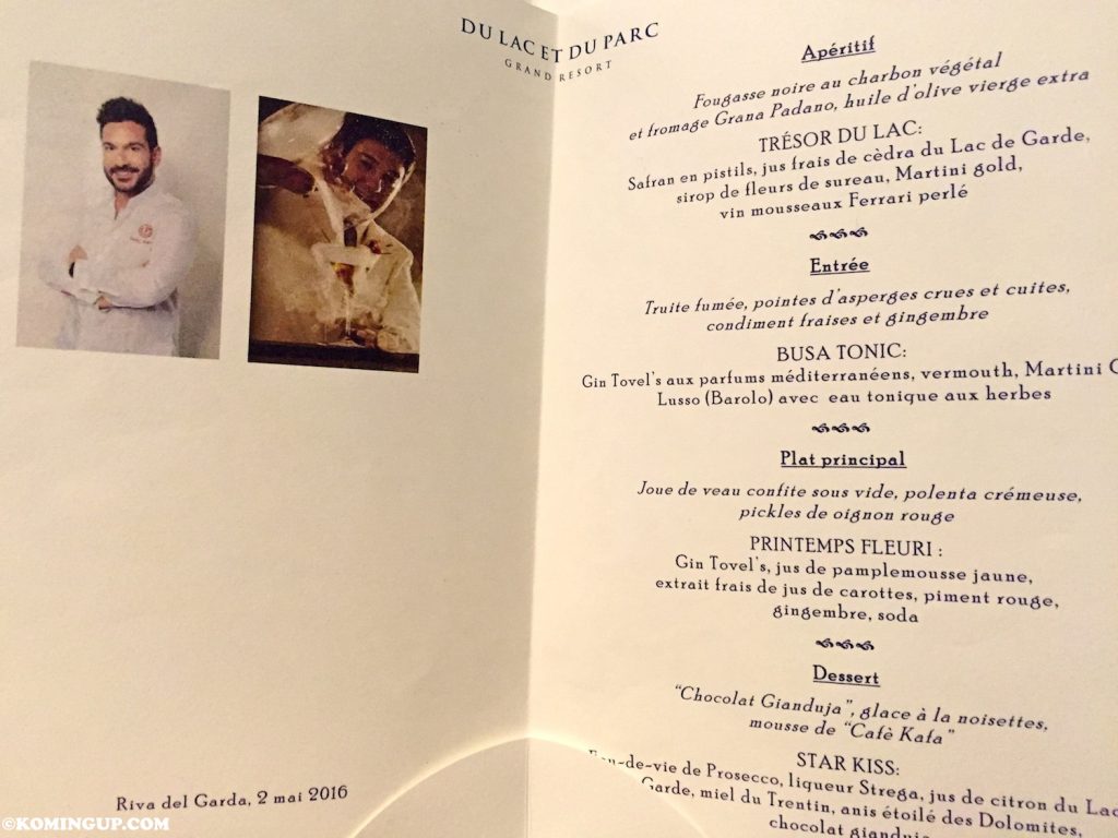 Carnet de voyage d'une parisienne en Italie du nord diner avec denny imbroisi top chef