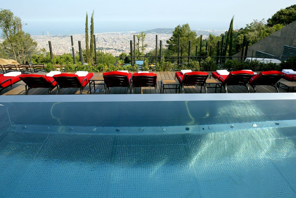 Gran Hôtel La Florida Vista Bcn desde Piscina HD