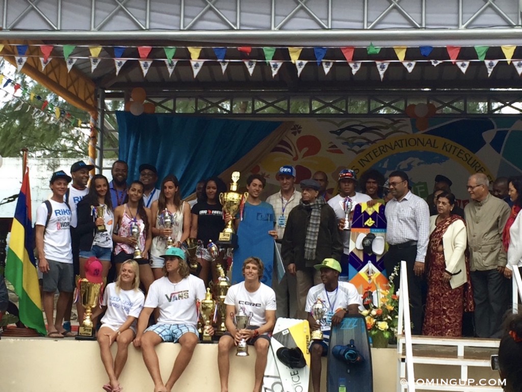 Ile rodrigues ocean indien remise des coupes festival de kitesurf 2016