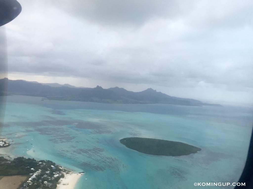 Ile rodrigues ocean indien survol