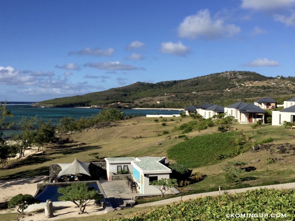 Ile rodrigues ocean indien vue tekoma piscine et villas